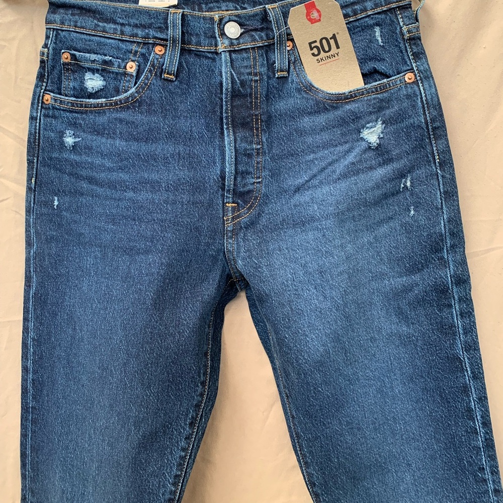 Levi's 501 High Rise Skinny Jeans - Women's Size 28 X 30 - NWT